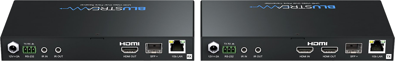 BLUSTREAM FVE4K-KIT UHD VIDEO OVER FIBRE EXTENDER HDMI2.0 4K 60Hz 4:4:4 ...
